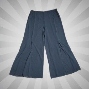 S. Levine Palazzo Dress Pants ~ Sz XL ~ Black